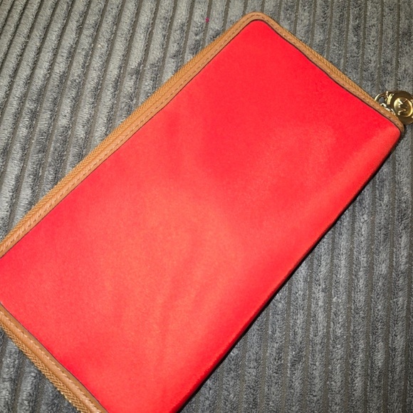 Michael Kors Women's Orange Wallet - Picture 3 of 4